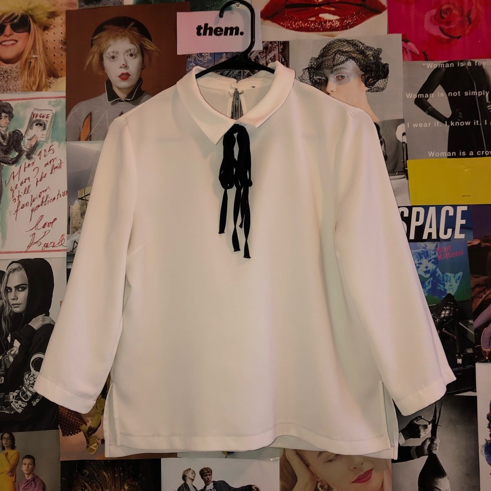 3/4 sleeve blouse